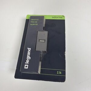 New Legrand adorne 2.1A USB  Outlet,   ARUSBM4